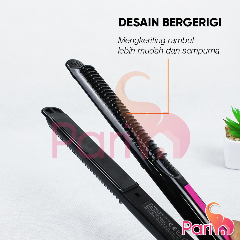 Catokan Rambut 2 in 1 / Alat catok rambut / Alat Pelurus Rambut &amp; Pengeriting Rambut AS1601