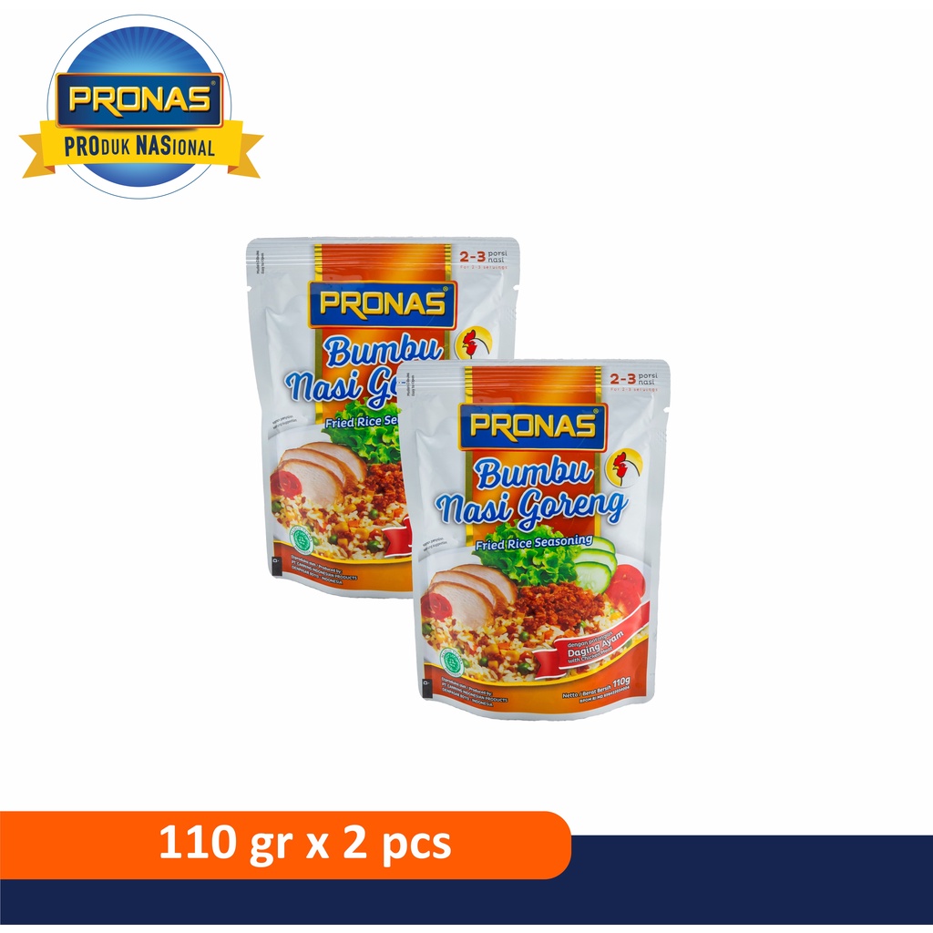 Pronas Bumbu Nasi Goreng dengan Daging Ayam 110 g bundling 2 pcs