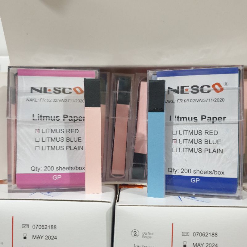 Kertas Lakmus Ketuban Merah Dan Biru Kertas Litmus