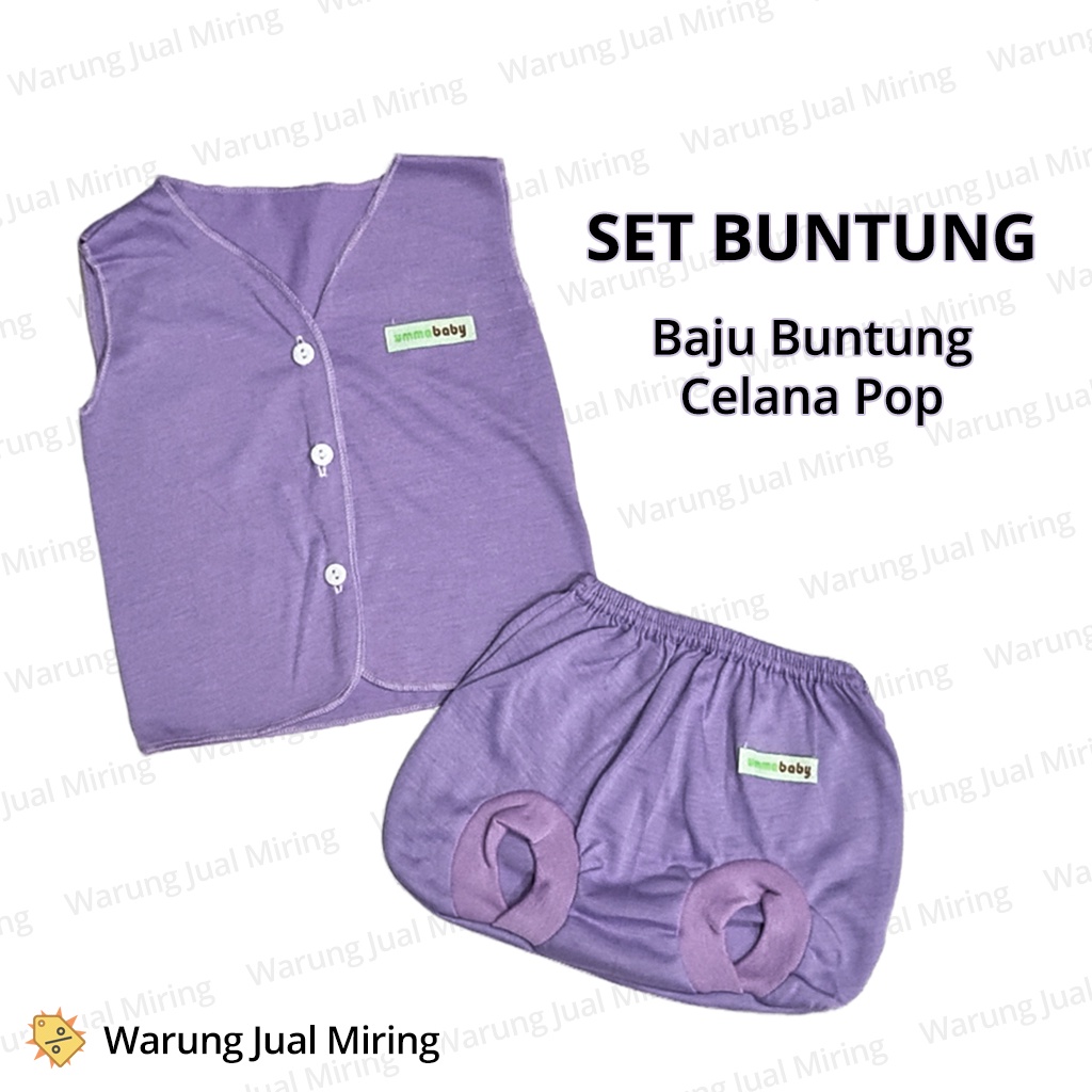 Setelan Bayi UMMA 0-3 Bulan Set Baju Kaos Celana Buntung Kutung Kutang Pop Pendek Panjang Katun Pakaian Tidur SNI Laki Perempuan Cowok Cewek Cowo Cewe Baby Lahiran Baru Lahir Newborn New Born Pakaian Adem Tipis Murah Unisex Polos Umur Usia Tahun 1 2 4 5 6