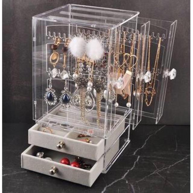 Rak Organizer Aksesoris Acrylic anting,gelang,kaling