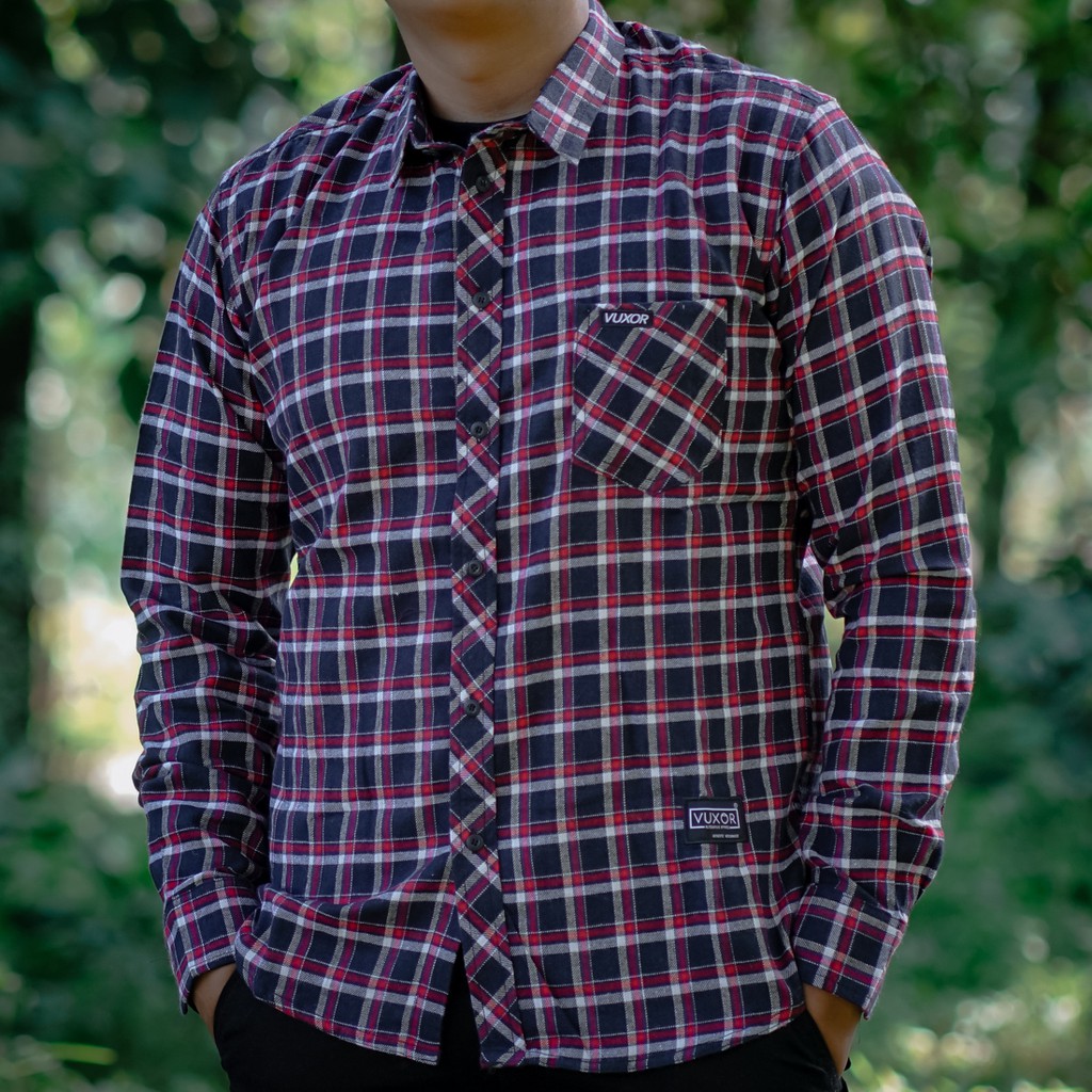 Kemeja Flanel Vuxor Flannel Shirt VXV35