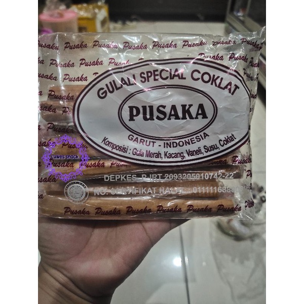 

pusaka-gulali spesial coklat isi 10pcs-permen jadul-jajanan jadul-jajanan enak-makanan ringan