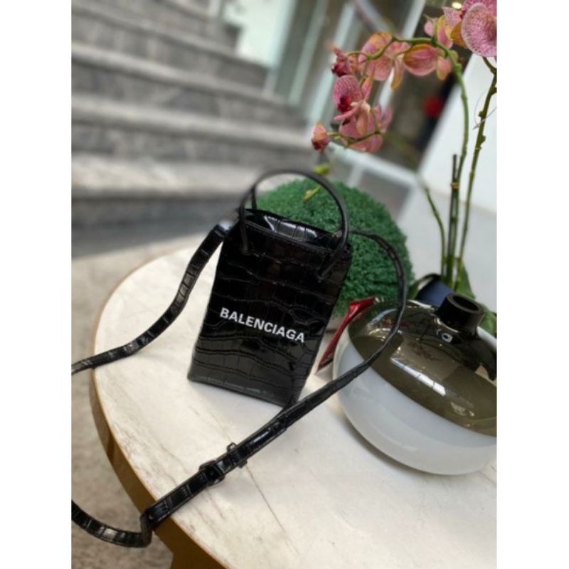 tas balenciaga croco Hp phone bag | balen hpo Sling Bag