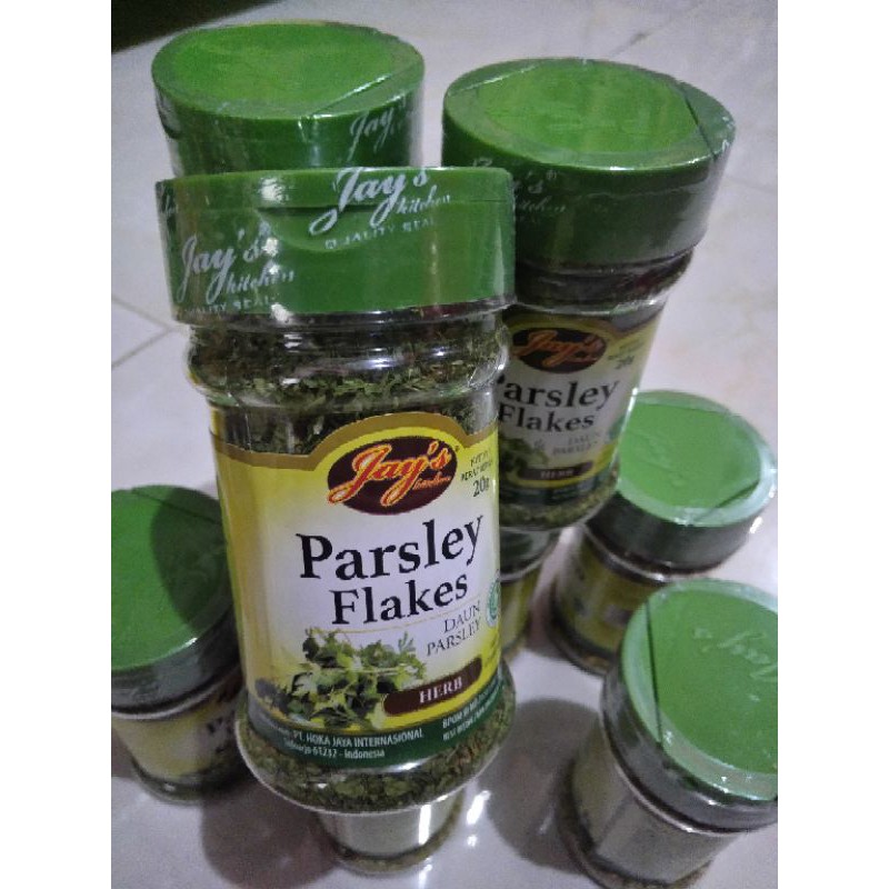 

Jay's Parsley Flakes (daun parsley) murah packing ori 20gr