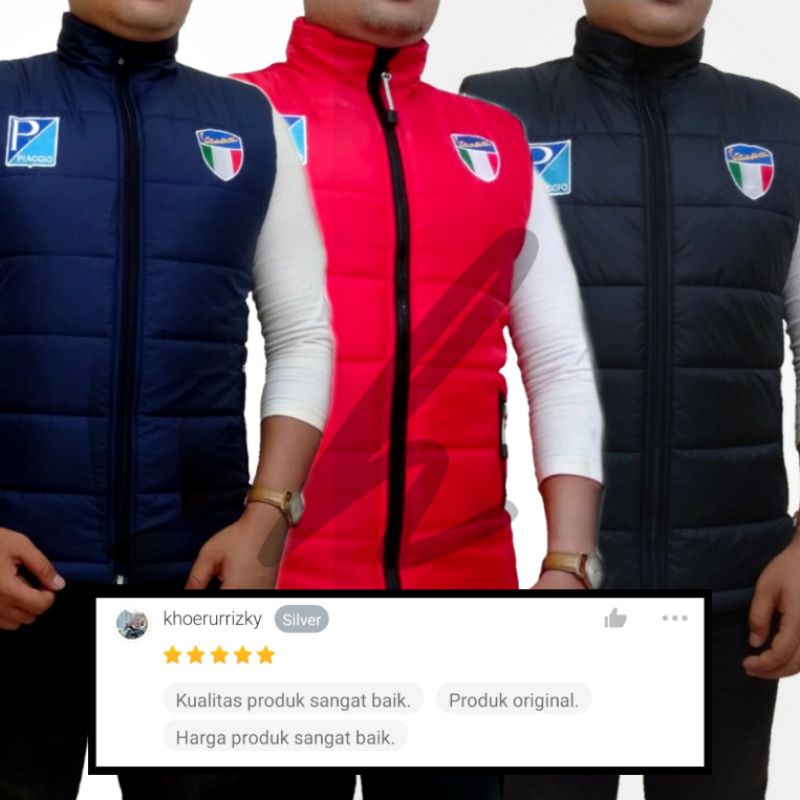 Rompi Touring Motif Vespa Pria  Original Premium