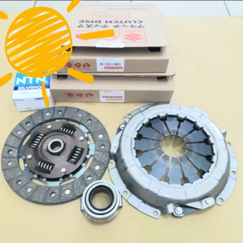 kopling set dekrup kampas kopling deklahar futura 1.5 karbu APV / vitara 1.6cc ORI