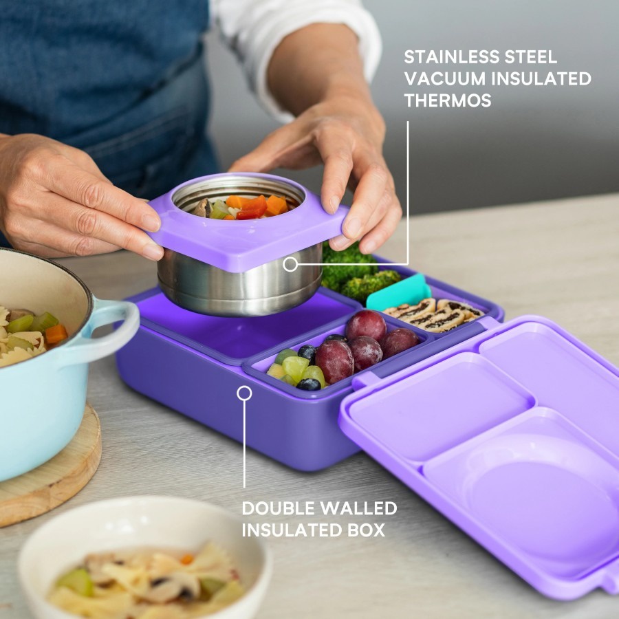 OmieBox Bento Box V2 - Purple Plum