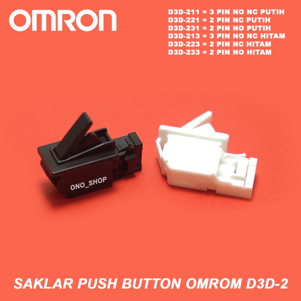 Omron D3D-2 - Saklar Push Button