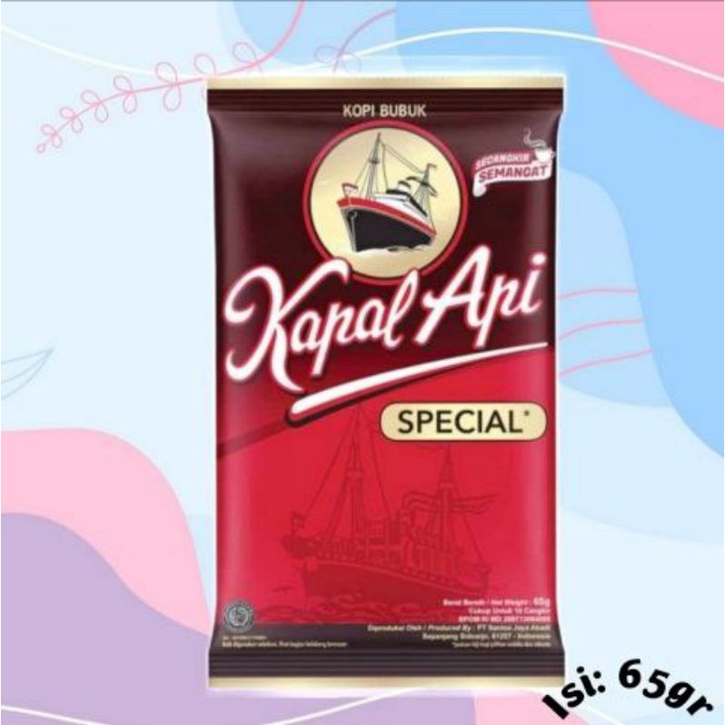 

kopi KAPAL API SPESIAL 65gr kopi bubuk