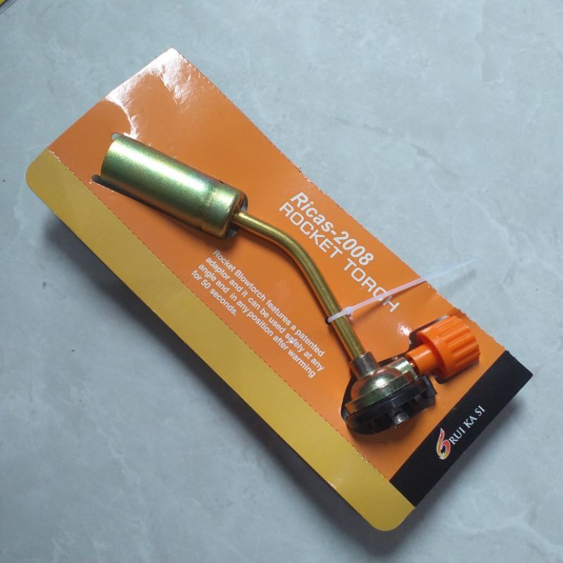 Kepala Gas Butane Torch Serbaguna Desain Flame Gun Head Bahan Kuningan