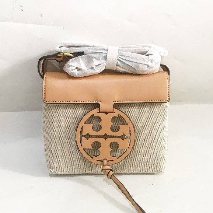 TORY BURCH MILLER CANVAS CROSSBODY