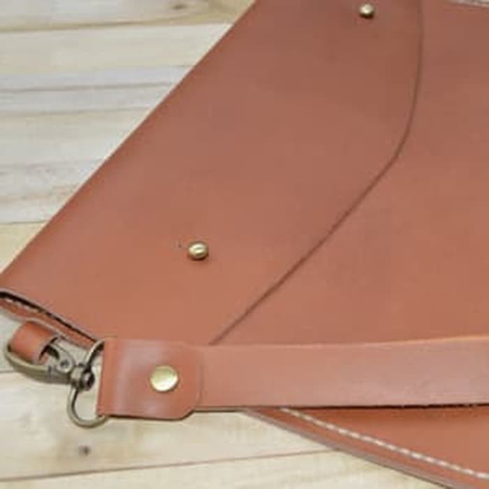 Tas Tangan Clutch Handmade Pria / Wanita / Unisex Kulit Sapi X4