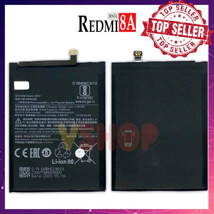 Part Hp Baterai For Xiaomi Redmi 8 Redmi 8A Redmi 8A Pro Bn51