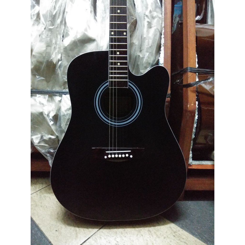 Gitar Akustik Elektrik Merk Ibanez Warna Hitam Doff Equalizer Eq Pasif Sunkay Listrik Jakarta Murah