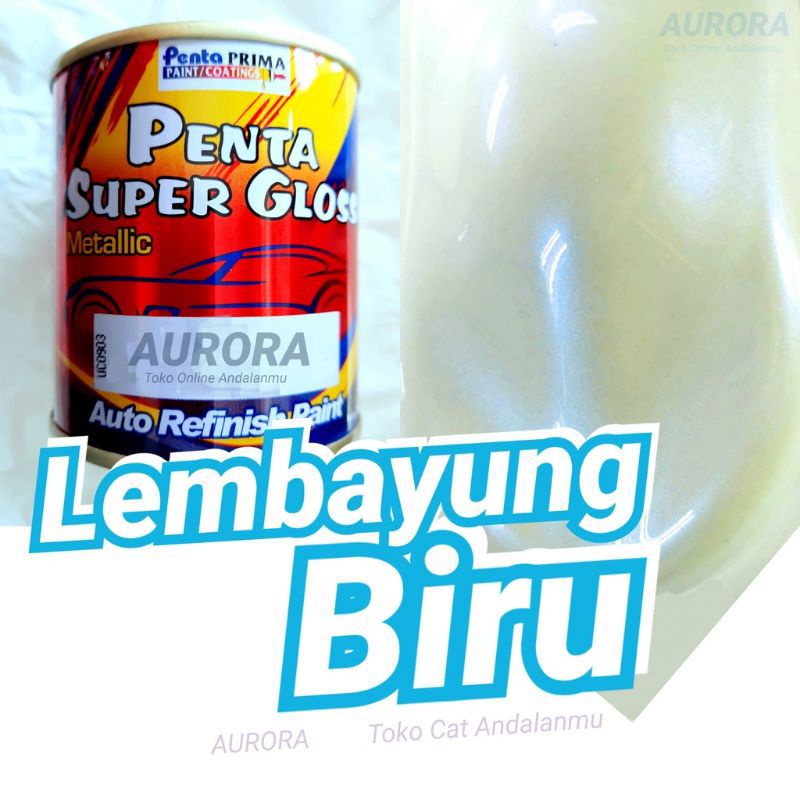 Cat Penta Super Gloss NC Mutiara Lembayung Blue 200ml / Pearl Blue 233 Met 5461-00006 Lembayung Muti