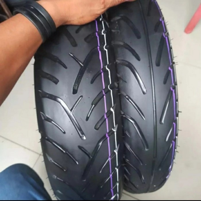 Sepasang ban second pcx irc ukuran 100/80-14-120/70-14 tubless