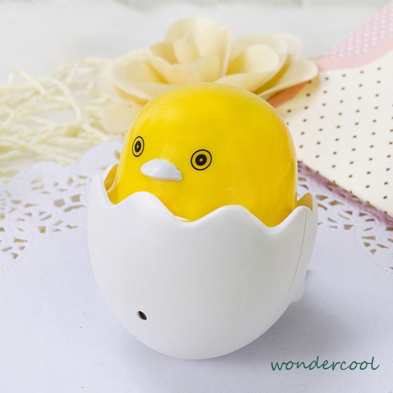 Bebek Kuning Little Happy Bird Cahaya Kontrol Malam Lampu Lampu Leds Hadiah Kreatif-Won