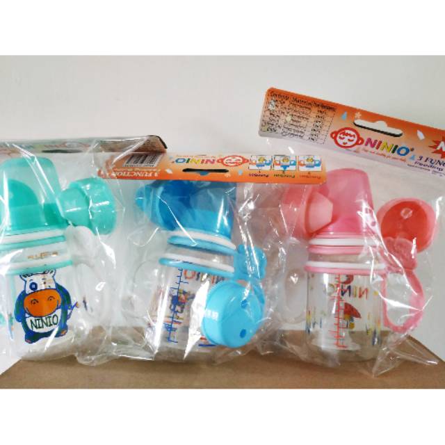 3-2103-MH Botol Susu Minum NINIO Cup Bayi 3 Fungsi 3 in 1 150 cc