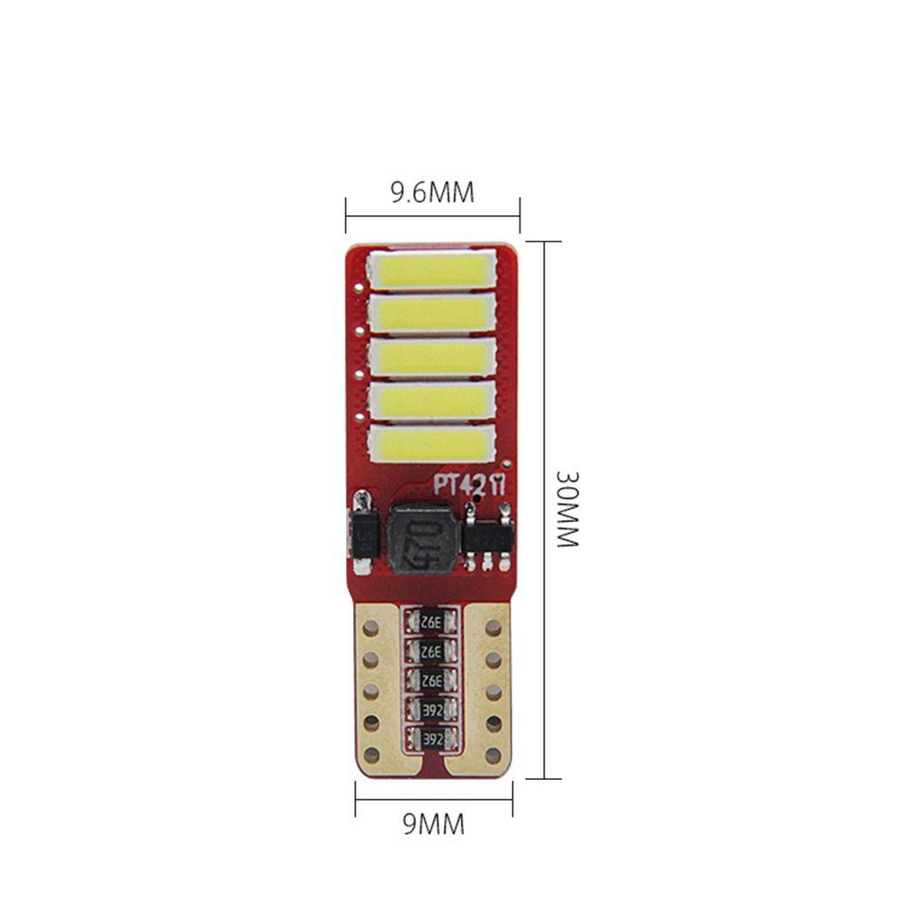 Populer 2Pcs Lampu Plat Nomor Putih Super Terang7020 10SMD 12V COB Dome Map