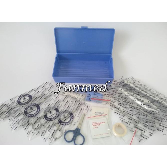 Instrumen Medis Minor Set/Hecting / Heacting Set / Sirkumsisi Set Renz