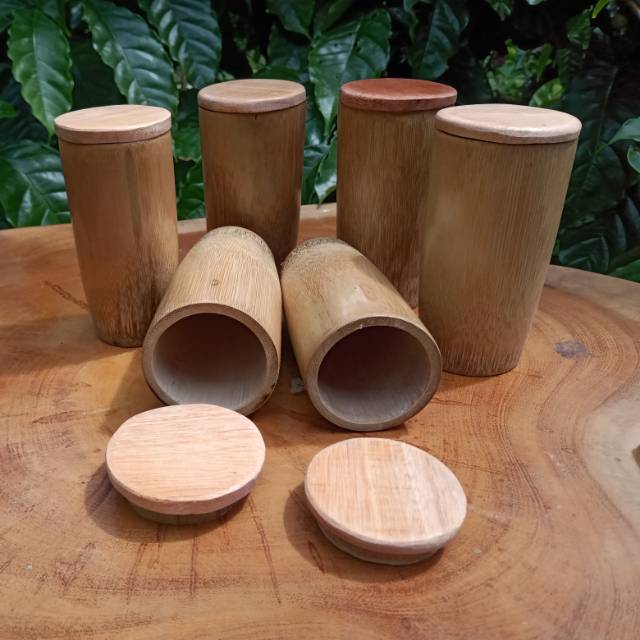 Gelas bambu tutup ramah lingkungan Shopee Indonesia Gelas bambu tutup ramah lingkungan Shopee Indonesia