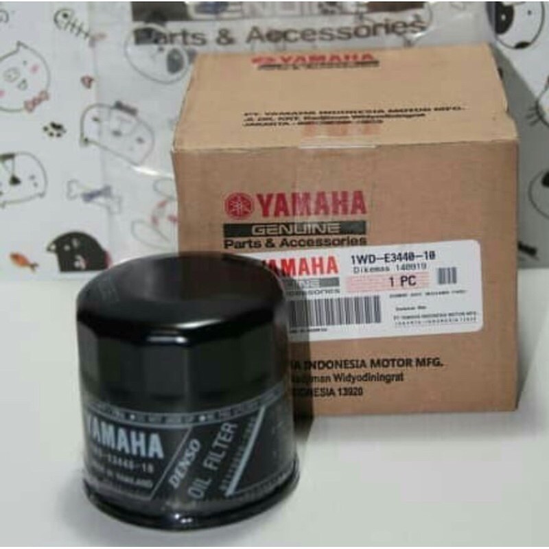 1WD-E3440 Filter Oli Yamaha R25 Filter Oli MT25 Filter Oli R3 Original FILTER OLI YAMAHA R25 ORIGINAL TERMURAH