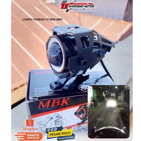 LAMPU TEMBAK U7 MINI CR7 MBK
