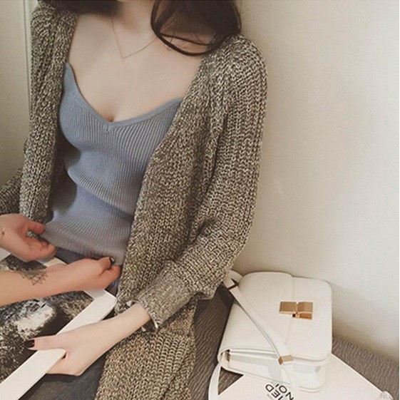 Tanktop Kamisol RIB | Korea Knit Tank Top / Kamisol / Tanktop Polos-4