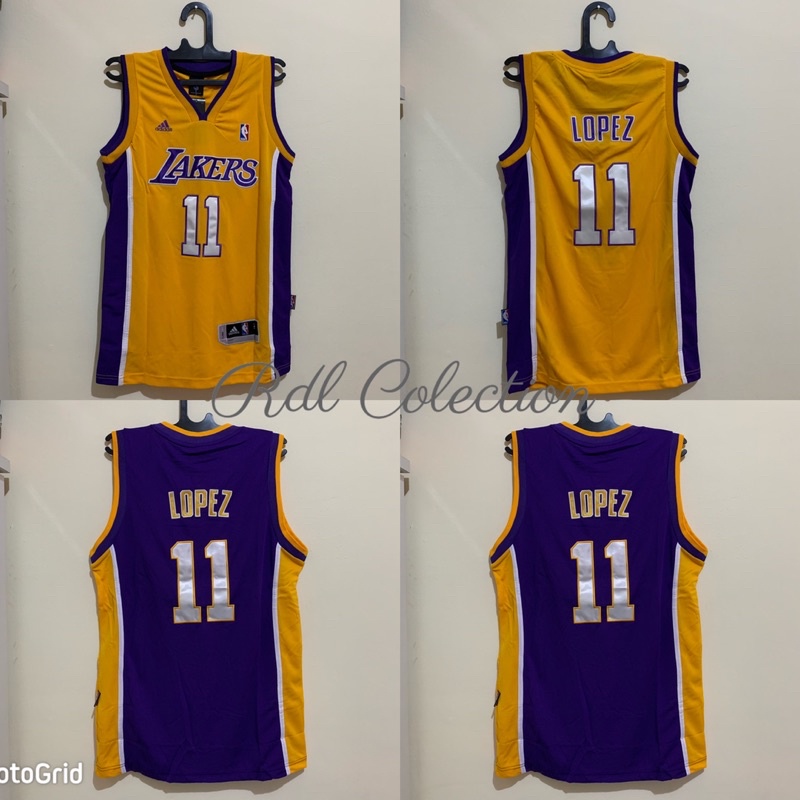Jersey Basket Los Angeles Lakers Jersey Nba Lakers Lopez Grade Original Jersey Lakers