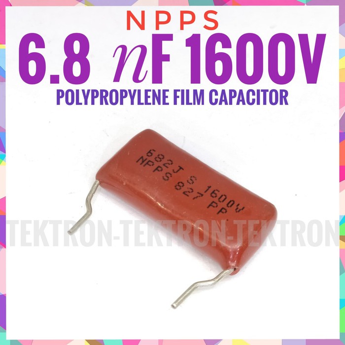 NPPS 6.8nF 1600V Polypropylene Film Capacitor 682