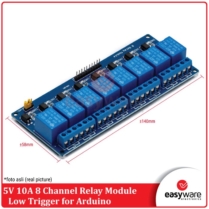 Relay module 8 channel 8 relay module low trigger 5V