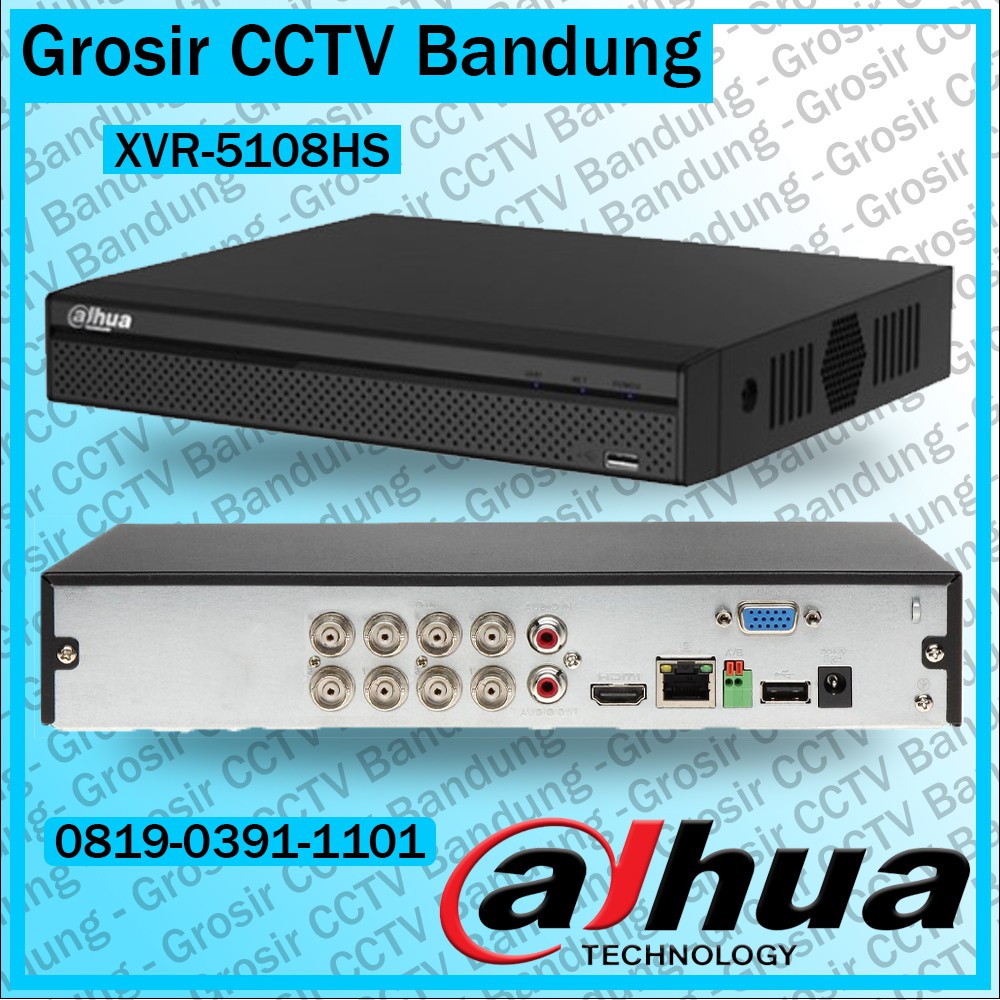 DVR XVR DAHUA 8 CHANNEL XVR5108HS XVR-5108HS ORIGINAL