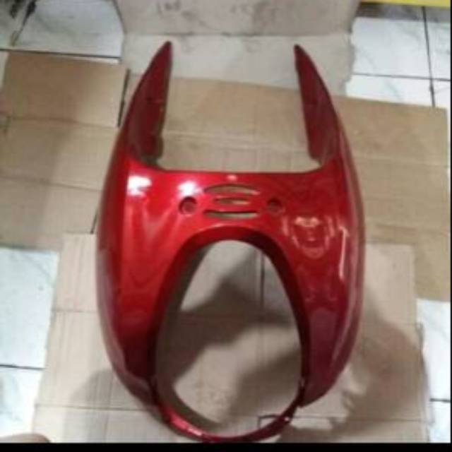 Tameng panel depan scoopy merah maroon