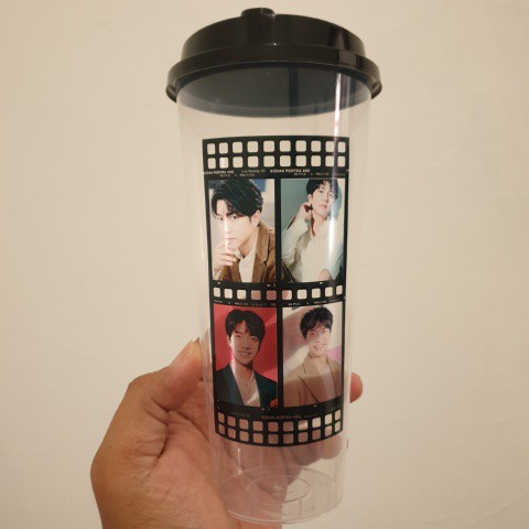 [WAJIB Beli Bubble]Reusable Cup edisi ACTOR KDRAMA LEE MIN HO,LE SEUNG GI,PARK BO GUM,SONG JOONG KI