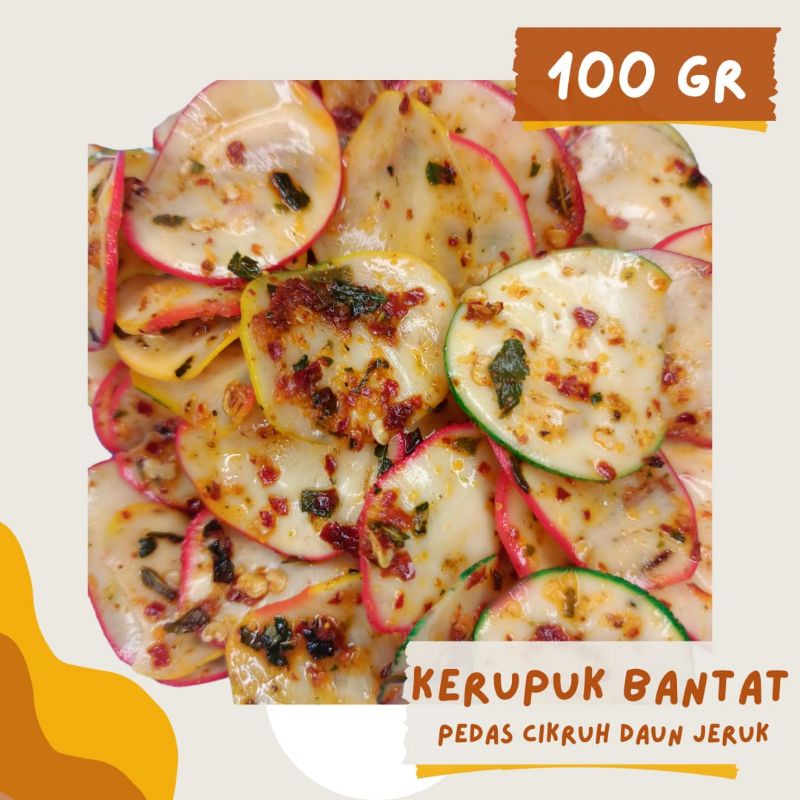 

KERUPUK BANTAT PEDAS DAUN JERUK CIKALA 100gr