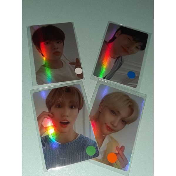 co sharing nacific event 2 / pc holo stray kids han felix seungmin I.N jeongin ayen