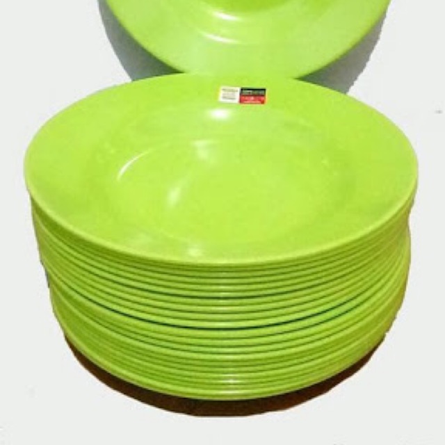 6 pc piring melamin 9 in golden dragon P 0109