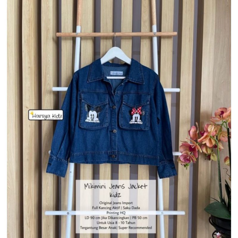 NEW ARRIVAL BISA COD|MIKIMINI JEANS JAKET BY HARSYA KIDS