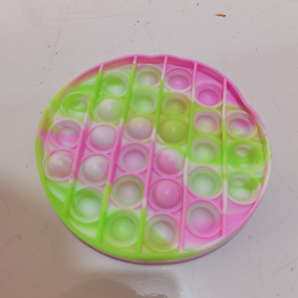 MAINAN VIRAL POP IT BUBLE SILICON PUSH BUBLE FIDGET CUBE MAINAN TREND PINCET SENSORY RAINBOW POP IT-BULAT RAINBOW NEW