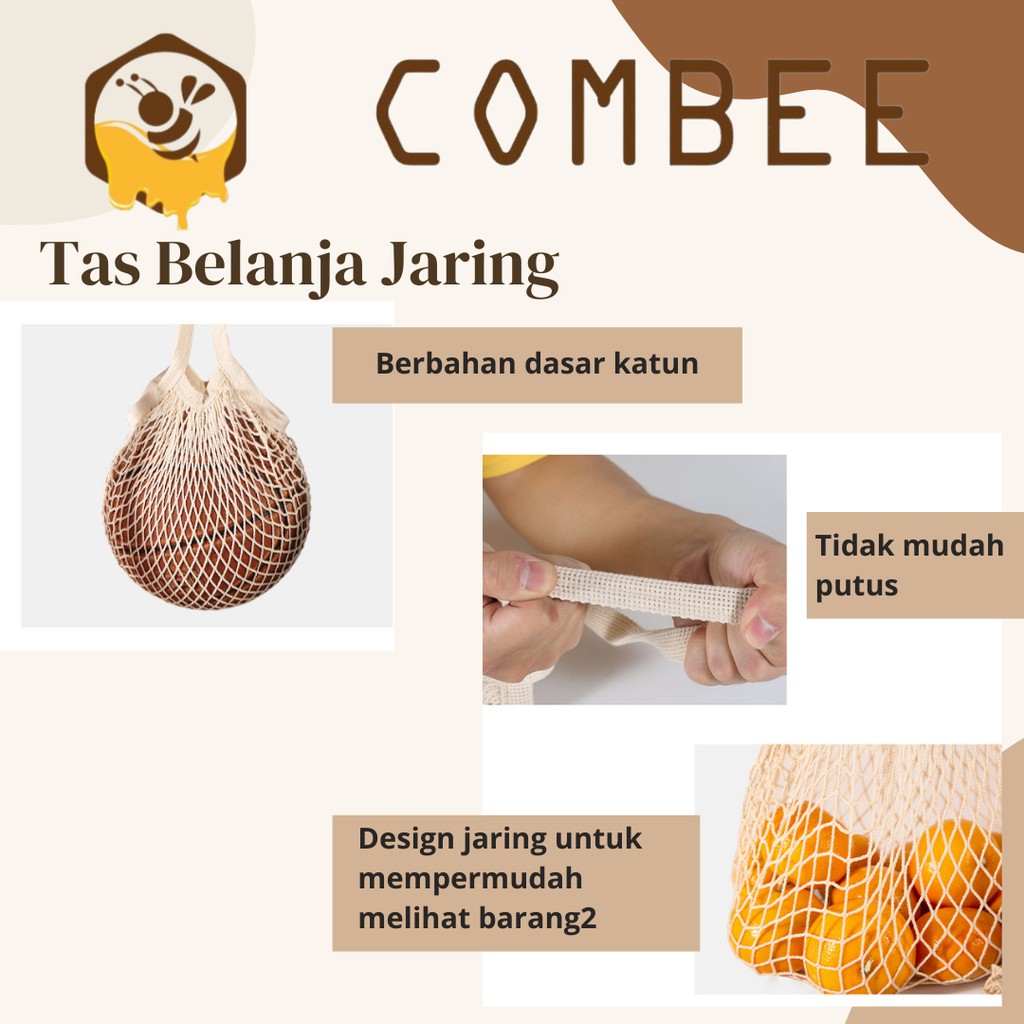 Tas Belanja Jaring / Serbaguna / Shopping Bag / Ramah Lingkungan