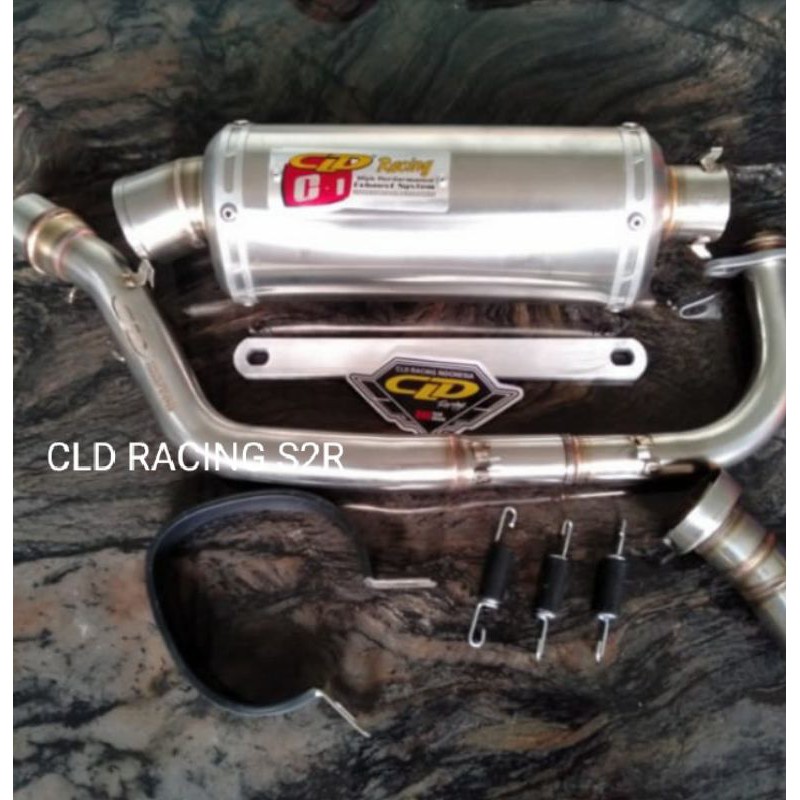 KNALPOT VARIO 125/150 OLD/NEW TYPE C1 OVAL CLD RACING ORIGINAL