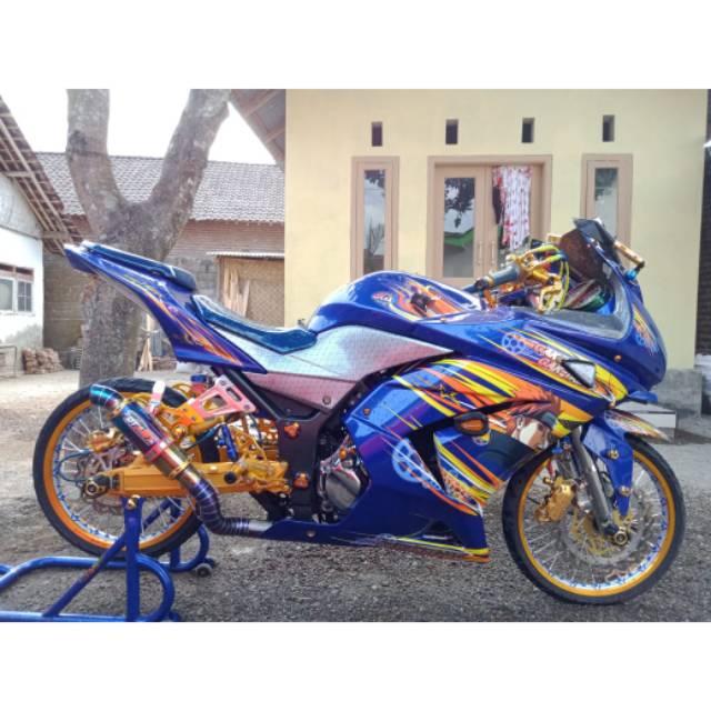 Knalpot bluemon kobra step ninja 250 karbu 250fi dtx51