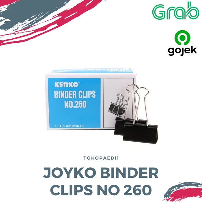 

Bagus Binder Clip Joyko No 260 Ukuran Besar Murah