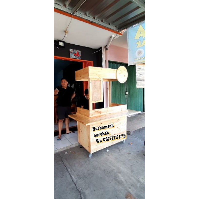 gerobak/gerobak jati belanda /gerobak minimalis