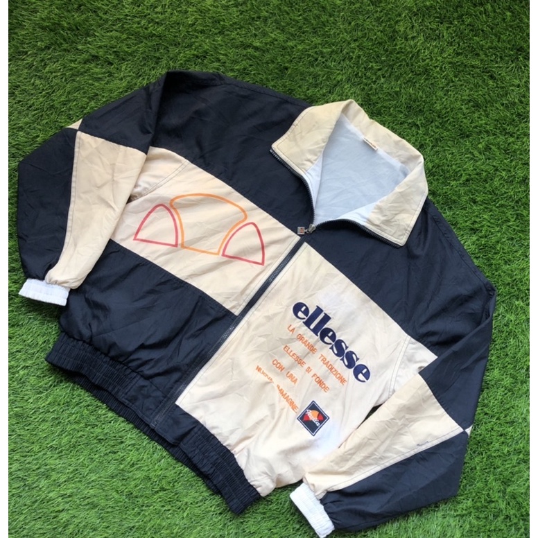 ELLESSE COLORBLOCK VINTAGE JACKET / rare item