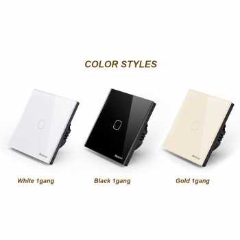 Murah Saklar Lampu Luxury Touch LED with Remote Switch - XJG-DH001