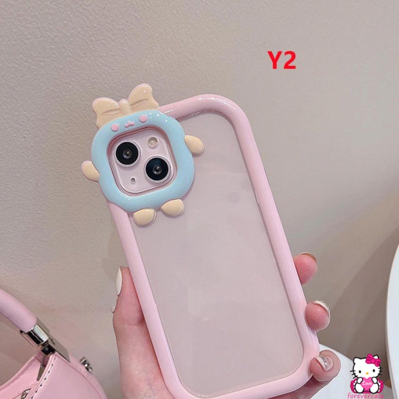 Soft Case TPU Motif Kartun Monster 3D Untuk Oppo A15 A15S A57 2022 A16 A54 A16 A16s A55 A31 A9 A5 2020 A11