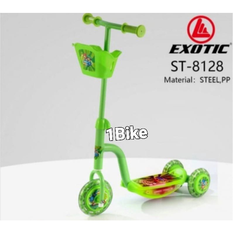 SCOOTER SKUTER ANAK EXOTIC 8126 dan 8128 Scooter Mainan anak , skuter anak