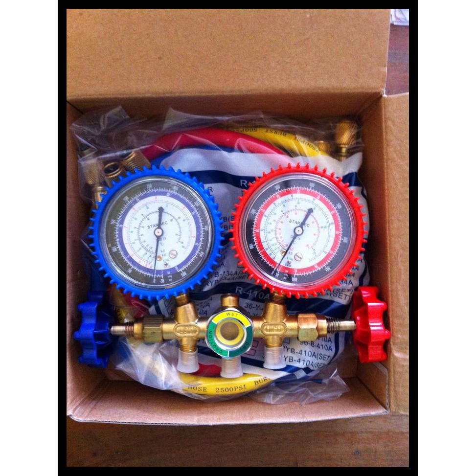 Double Manifold R22 R32 R410 R134 / Double Manifold